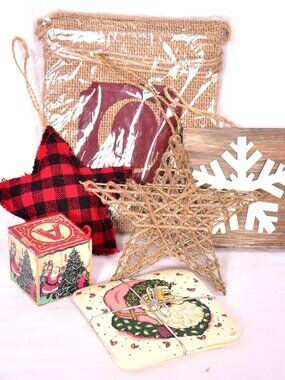 Lot of Christmas Holiday Decorations Household